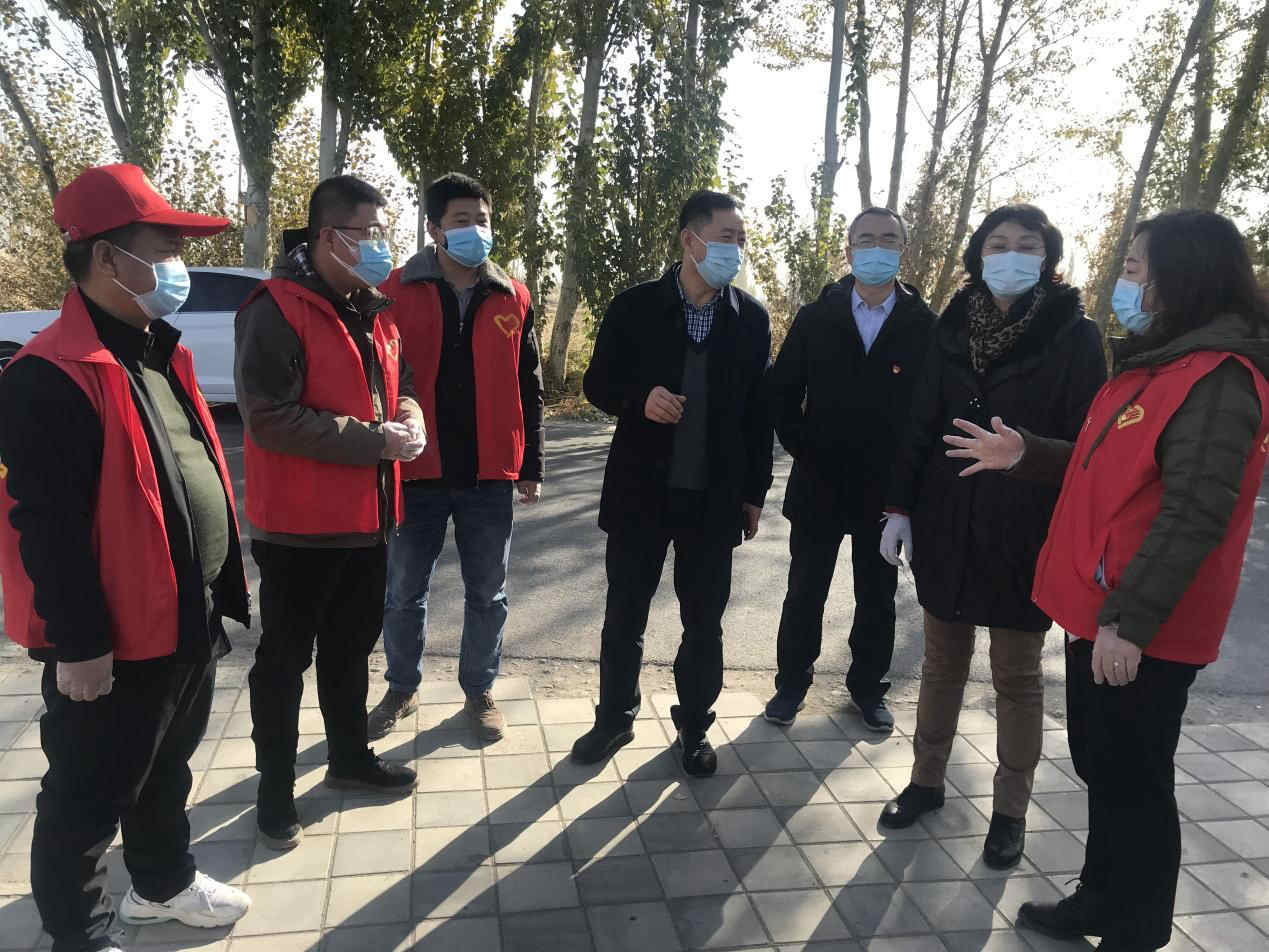 馬宗?？赐繂?wèn)疫情防控一線黨員職工