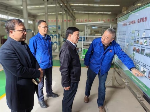 敦煌種業(yè)黨委書記、董事長劉興斌等到奧凱種機(jī)、慶和農(nóng)業(yè)公司洽談交流