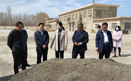 黨委書記、董事長(zhǎng)劉興斌到金塔縣調(diào)研